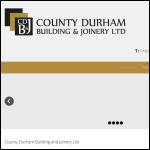 Screen shot of the County Joinery Ltd website.