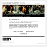 Screen shot of the Inscape Fine Art Study Tours Ltd website.