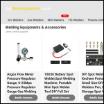 Screen shot of the V.I.C. Welding Ltd website.