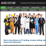 Screen shot of the Alec North Ltd website.