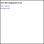 Screen shot of the Jas Developments Ltd website.