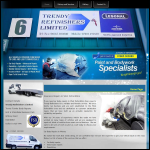 Screen shot of the Trendy Refinishers Ltd website.