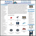 Screen shot of the Autojoy website.