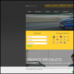 Screen shot of the Haslucks Green Ltd website.