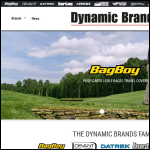 Screen shot of the Dynamic Brands Ltd website.