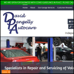 Screen shot of the David Pengelly Ltd website.