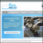 Screen shot of the Proflex Hose Ltd website.