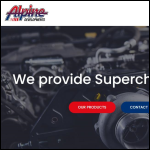 Screen shot of the Alpine Developments Ltd website.
