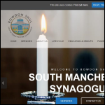 Screen shot of the South Manchester Synagogue Ltd website.