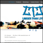 Screen shot of the Louder Than Life Ltd website.