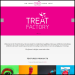 Screen shot of the Treat Factory Ltd website.