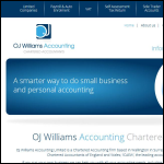 Screen shot of the O.J. Williams Ltd website.