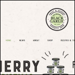Screen shot of the Black Garlic Ltd website.