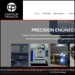 Screen shot of the Contour Precision Ltd website.