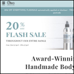 Screen shot of the Oleo Bodycare Ltd website.