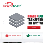 Screen shot of the Dragonboard Supplies Ltd website.
