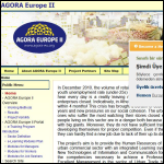 Screen shot of the Agora Europe Ltd website.