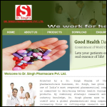 Screen shot of the Dr Singh Ltd website.
