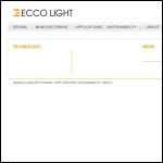 Screen shot of the Ecco Care Solutions Ltd website.