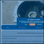 Screen shot of the Grant.E. Ltd website.