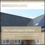 Screen shot of the Brindley James Ltd website.