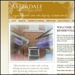 Screen shot of the Abberdale Ltd website.