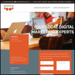 Screen shot of the Scenicus Digital Marketing website.