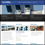 Screen shot of the 1st Cool Ltd website.