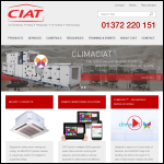Screen shot of the CIAT UK website.