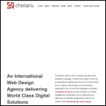 Screen shot of the Chetaru (UK) Ltd website.