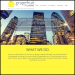 Screen shot of the Grapefruit Digital Ltd website.