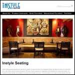 Screen shot of the Instyle Seating LTD website.