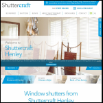 Screen shot of the Shuttercraft Henley website.