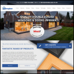 Screen shot of the Homeglaze Home Improvements Ltd website.