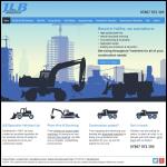 Screen shot of the JLB Specialist Vehicle Ltd website.