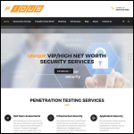 Screen shot of the Fidus Information Security website.
