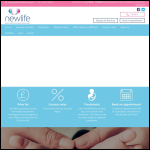 Screen shot of the Newlife Clinic website.