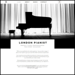 Screen shot of the London Pianist website.