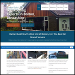 Screen shot of the Better Build Northewest Ltd website.