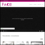 Screen shot of the The Face Academy website.