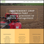 Screen shot of the Willington Crop Services website.