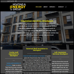 Screen shot of the Heating & Energy Group website.