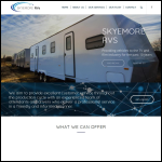 Screen shot of the Skyemore RVs website.