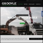 Screen shot of the GS Doyle Grab Hire & Aggregate Supplies website.