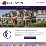 Screen shot of the ABA Control website.