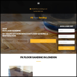 Screen shot of the FK Floor Sanding website.