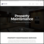 Screen shot of the More Property Maintenance website.