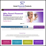 Screen shot of the Smart Financial Products website.