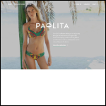 Screen shot of the Paolita website.