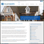 Screen shot of the Squarepoint Chartered Surveyors website.